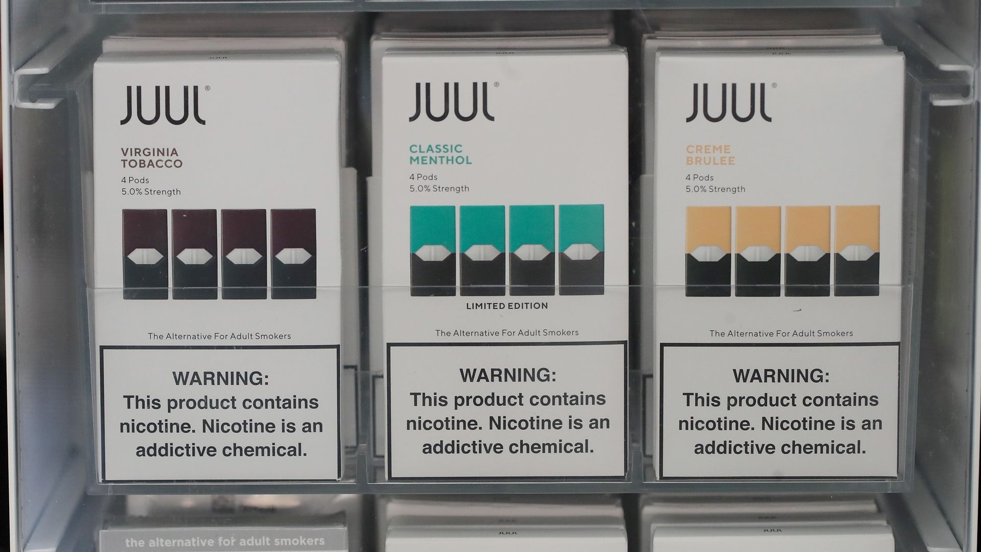 Electronic cigarettes and pods by Juul, the nation's largest maker of vaping products, The Food and Drug Administration (FDA) has ordered e-cigarette product makers to devise a plan to keep their 