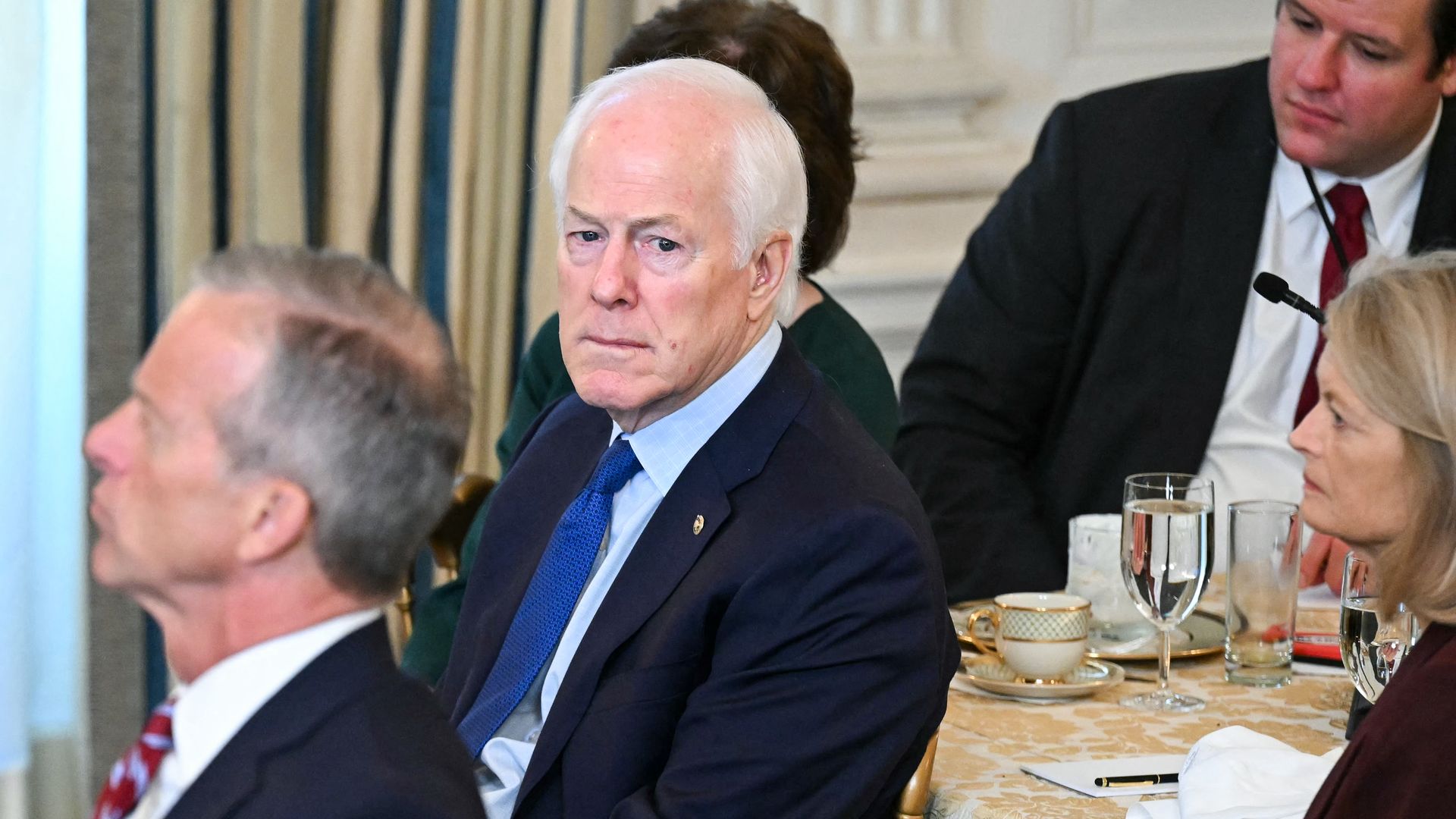 This is John Cornyn and John Thune