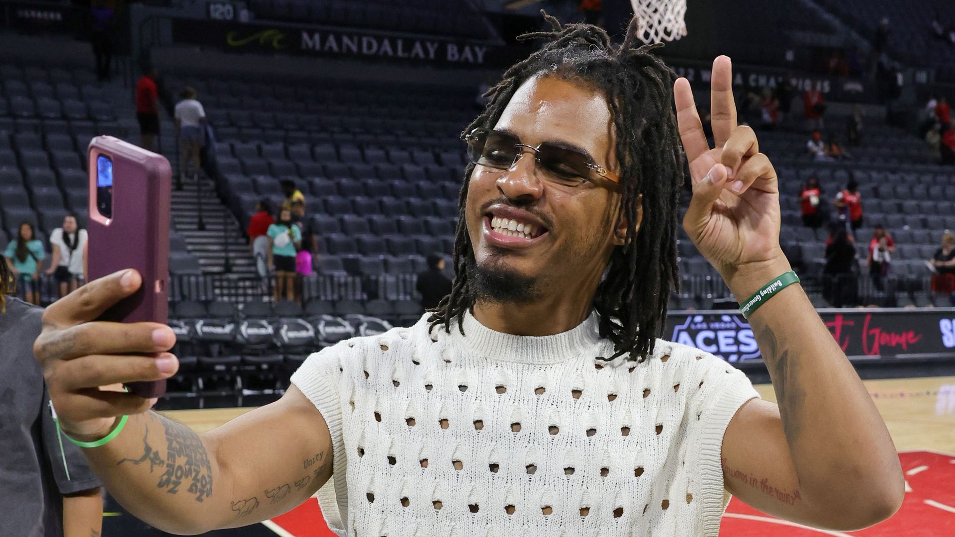 Photo of a man taking a selfie