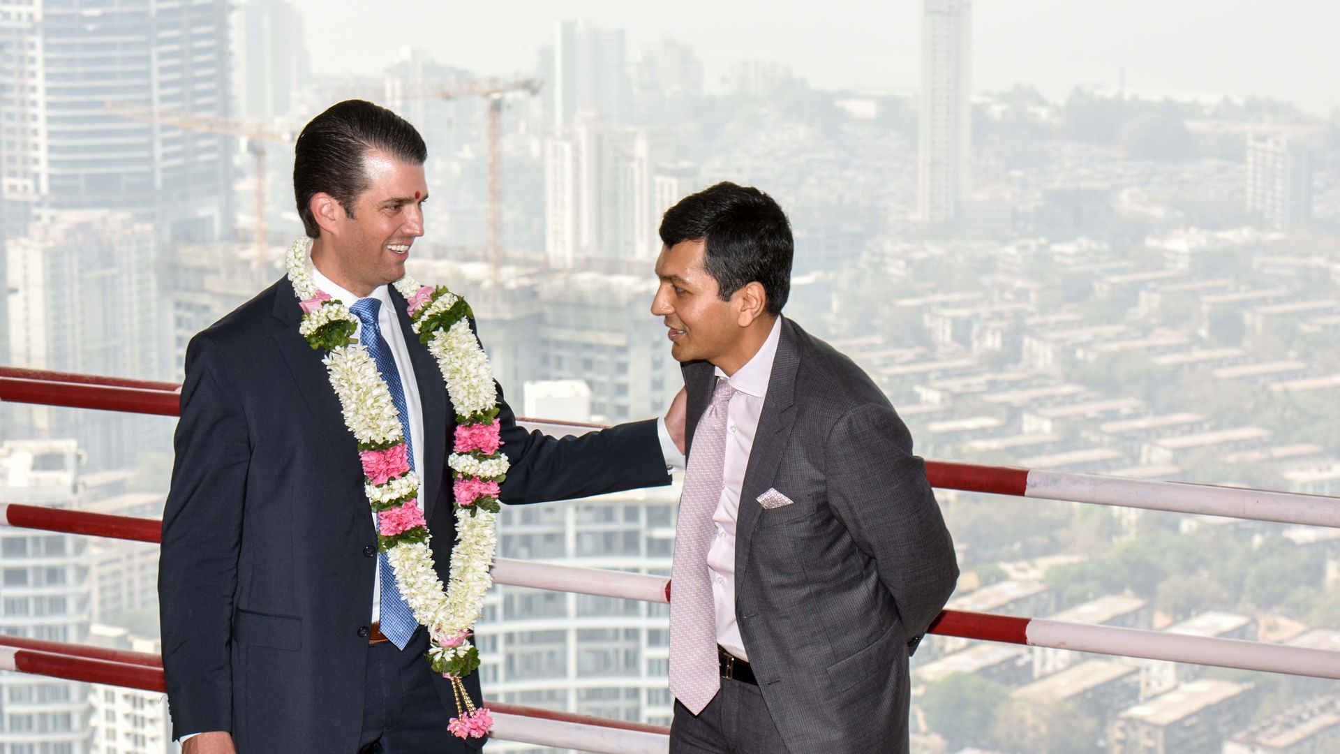 Trump Jr. and indian businessman