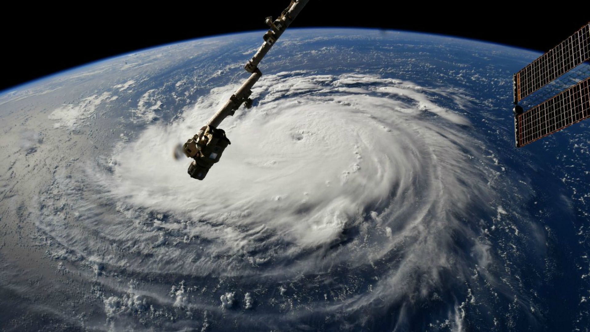 Hurricane Florence from space