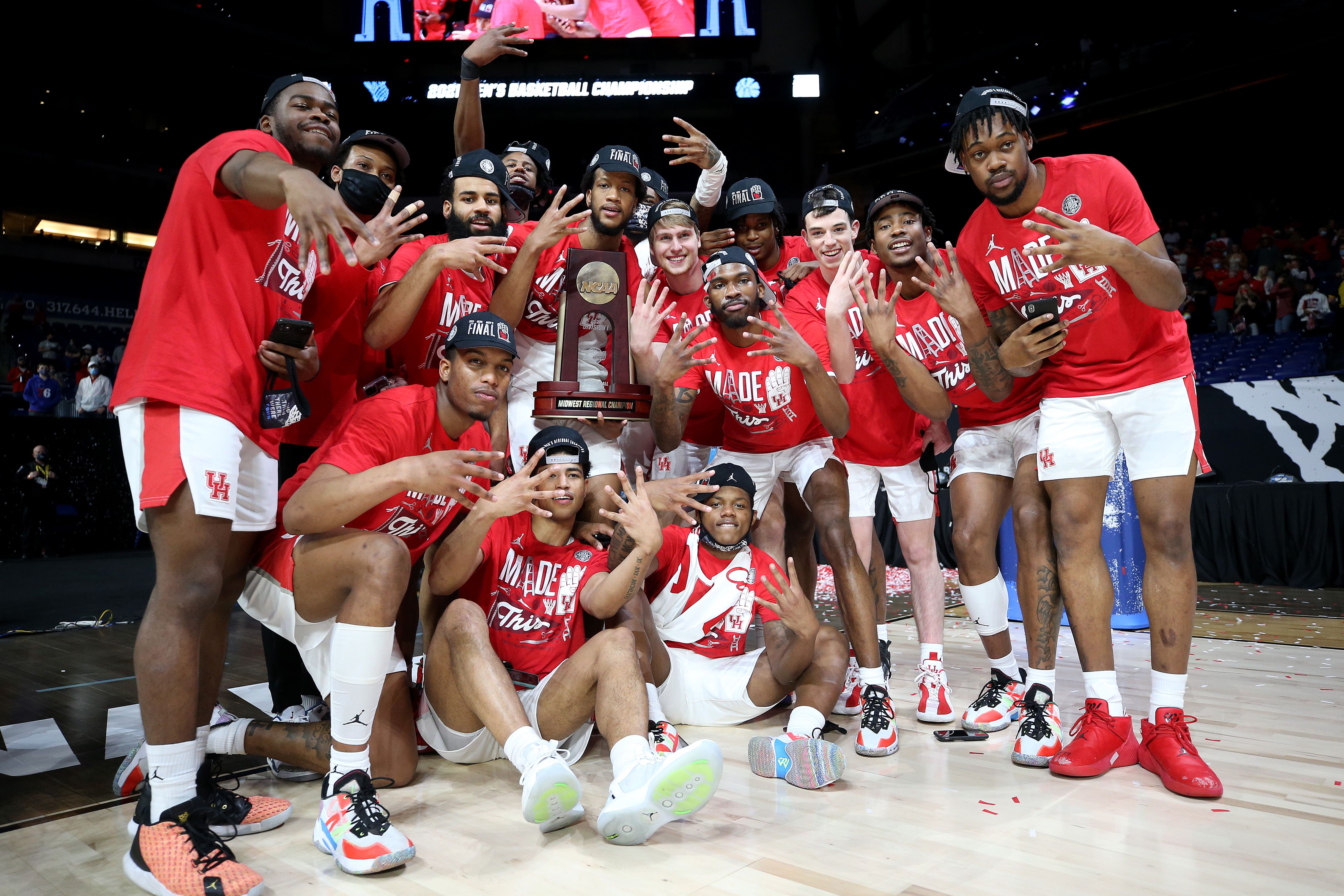 Houston celebrating