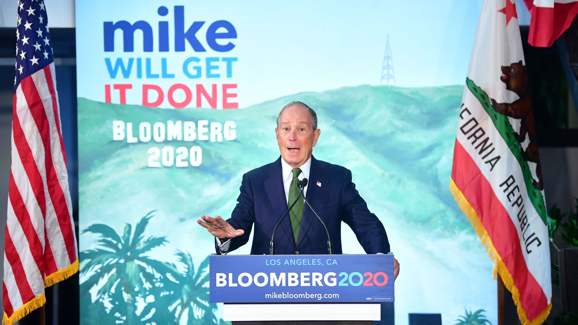 2020 Democratic candidate Michael Bloomberg