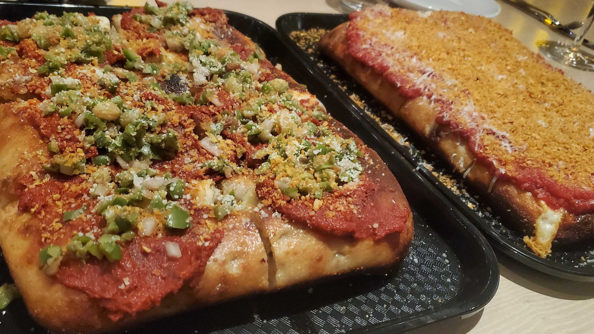 Focaccia style pizza, the namesake Classic Vito