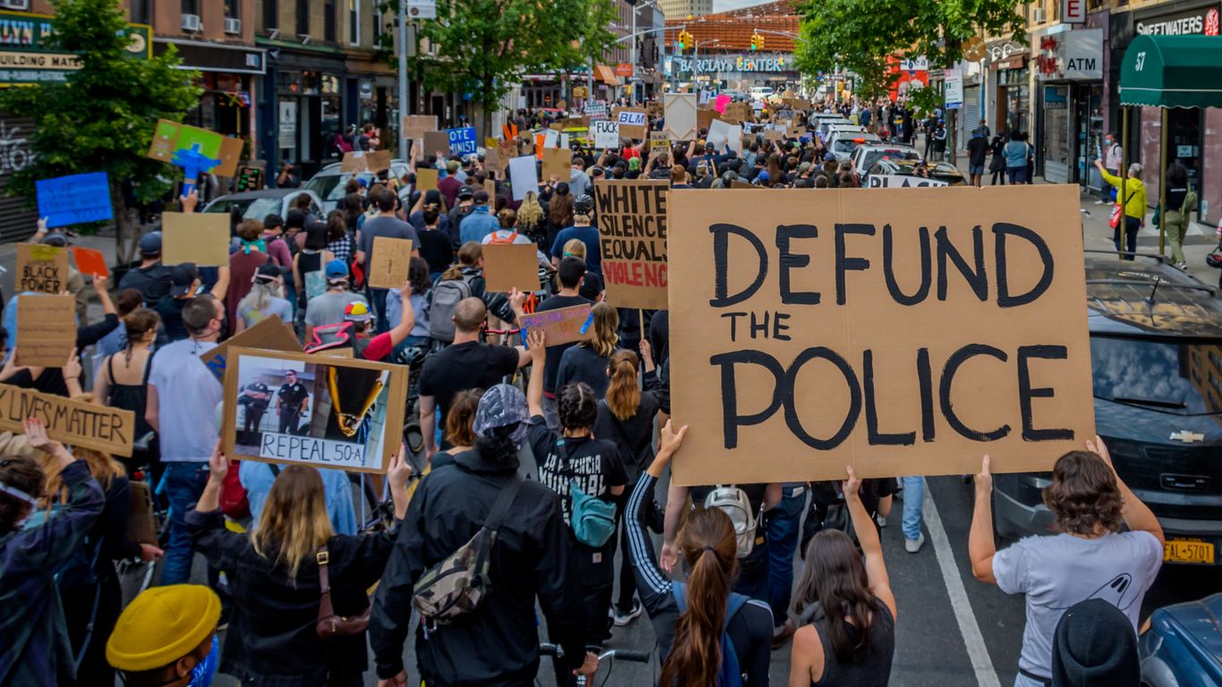 Black Lives Matter Co founder Explains Defund The Police Slogan