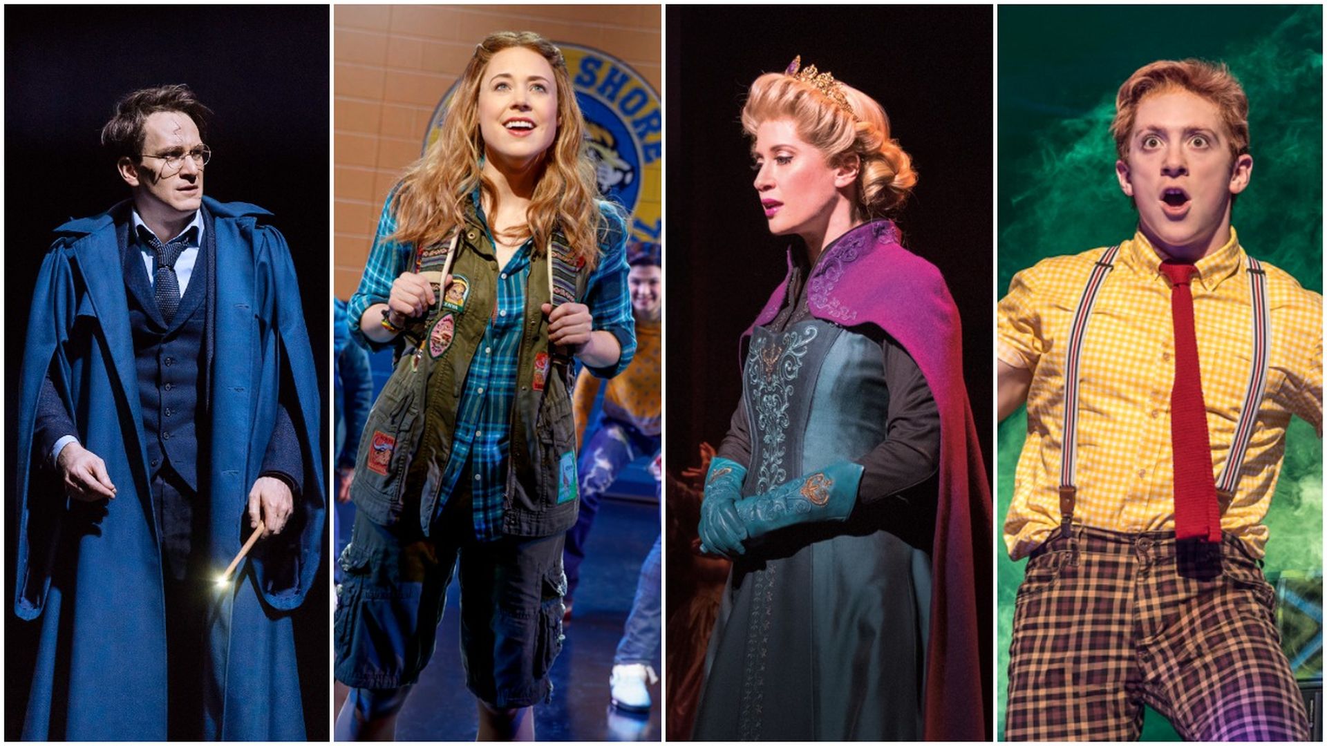 Actors for the Broadway productions of Harry Potter, Mean Girls, Frozen and SpongeBob 