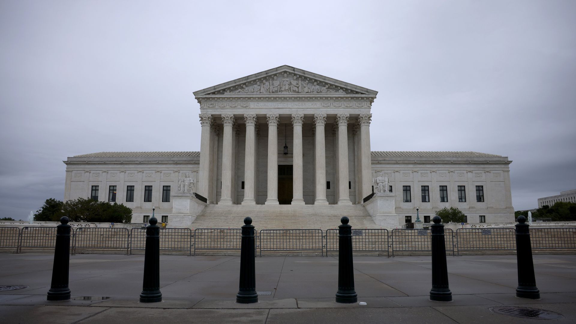 An outside view of the Supreme Court building