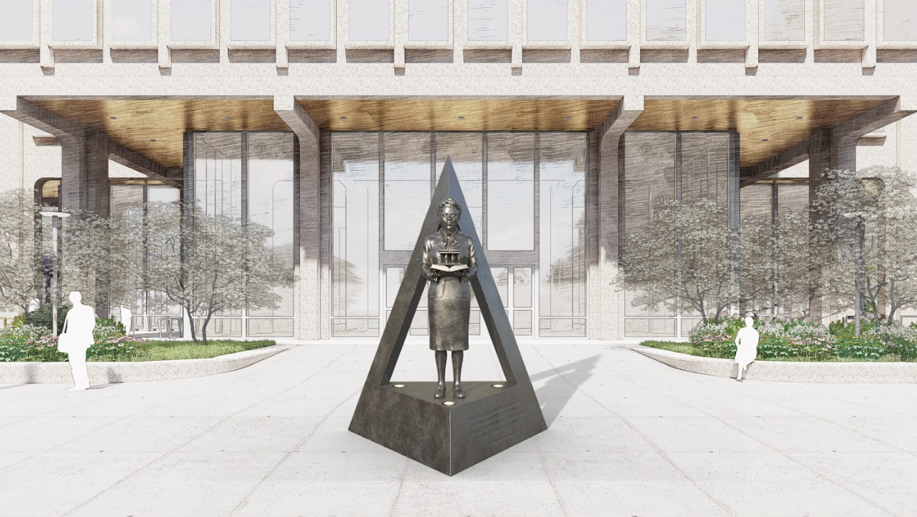 Team Wilson, Honzo and Hayes' proposal for a Sadie Alexander statue in Philadelphia