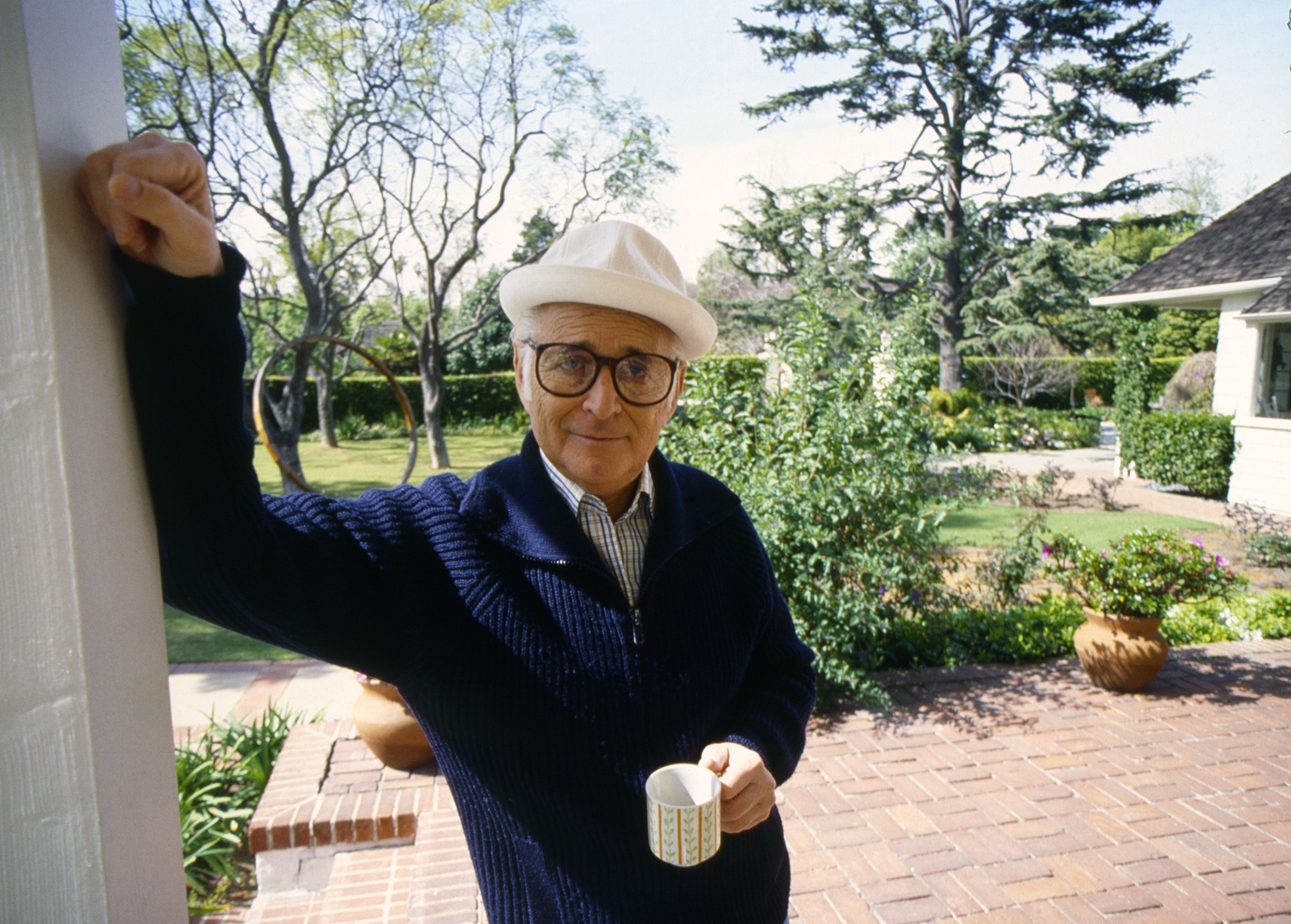 Norman Lear at his Los Angeles home in 1984.