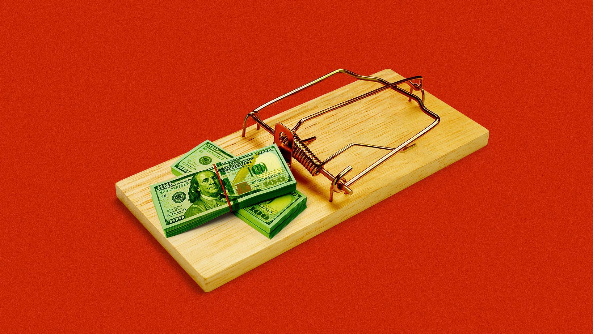 Illustration of a money trap