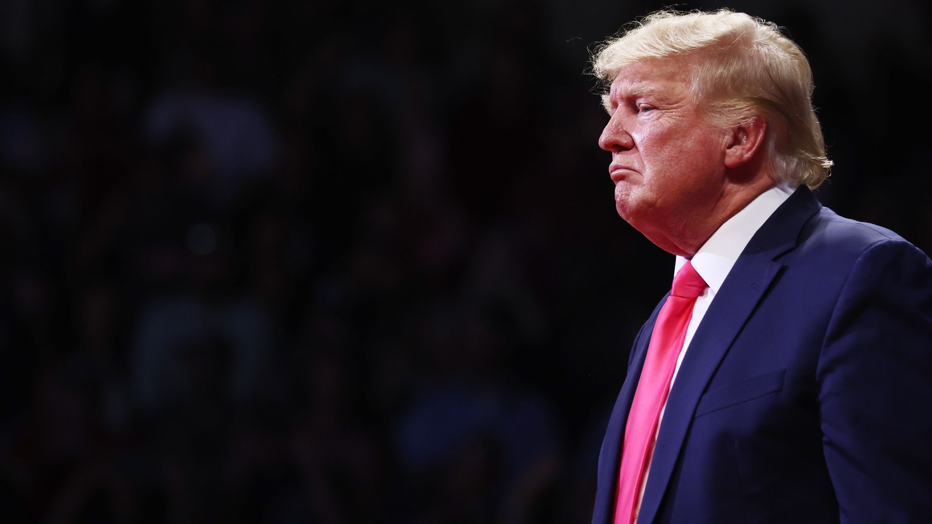 Trump at a rally