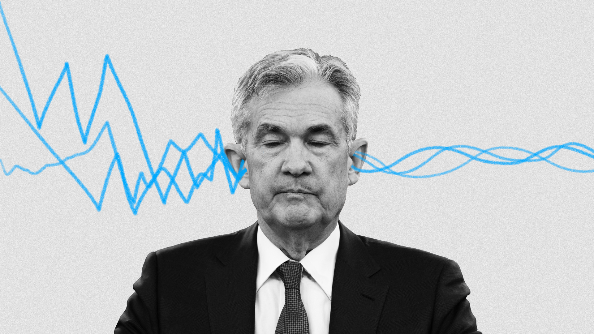 Audio going in one ear of Fed chair Jerome Powell and out the other