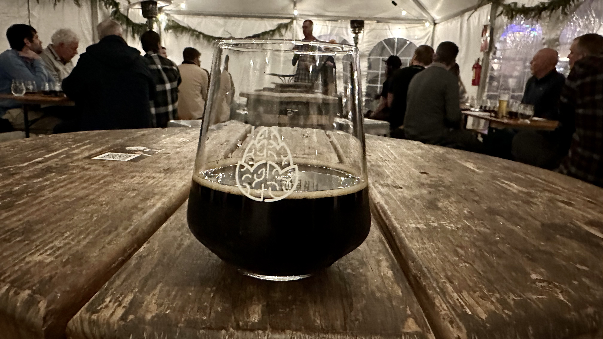 A stout tasting at Cerebral Brewing in Denver. Photo: John Frank/Axios