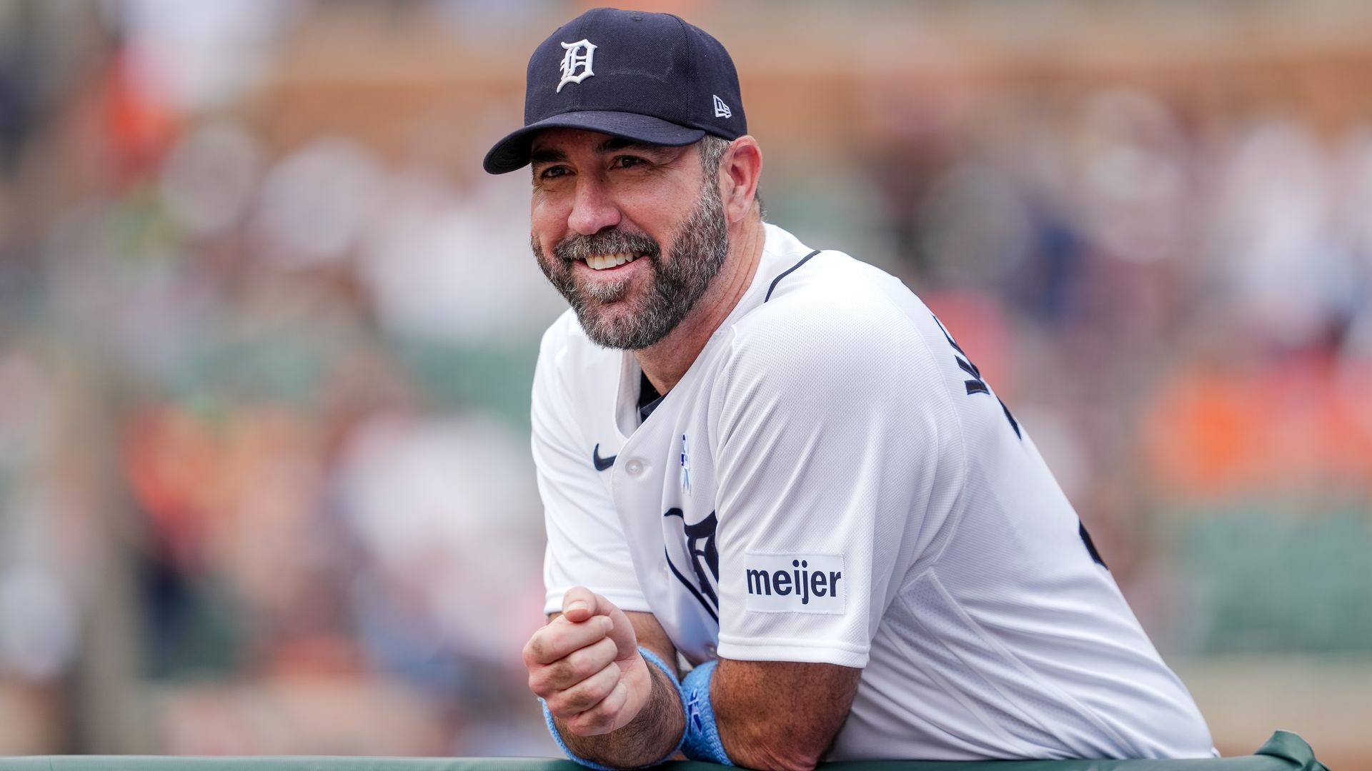 Justin Verlander at Comerica Park in June.