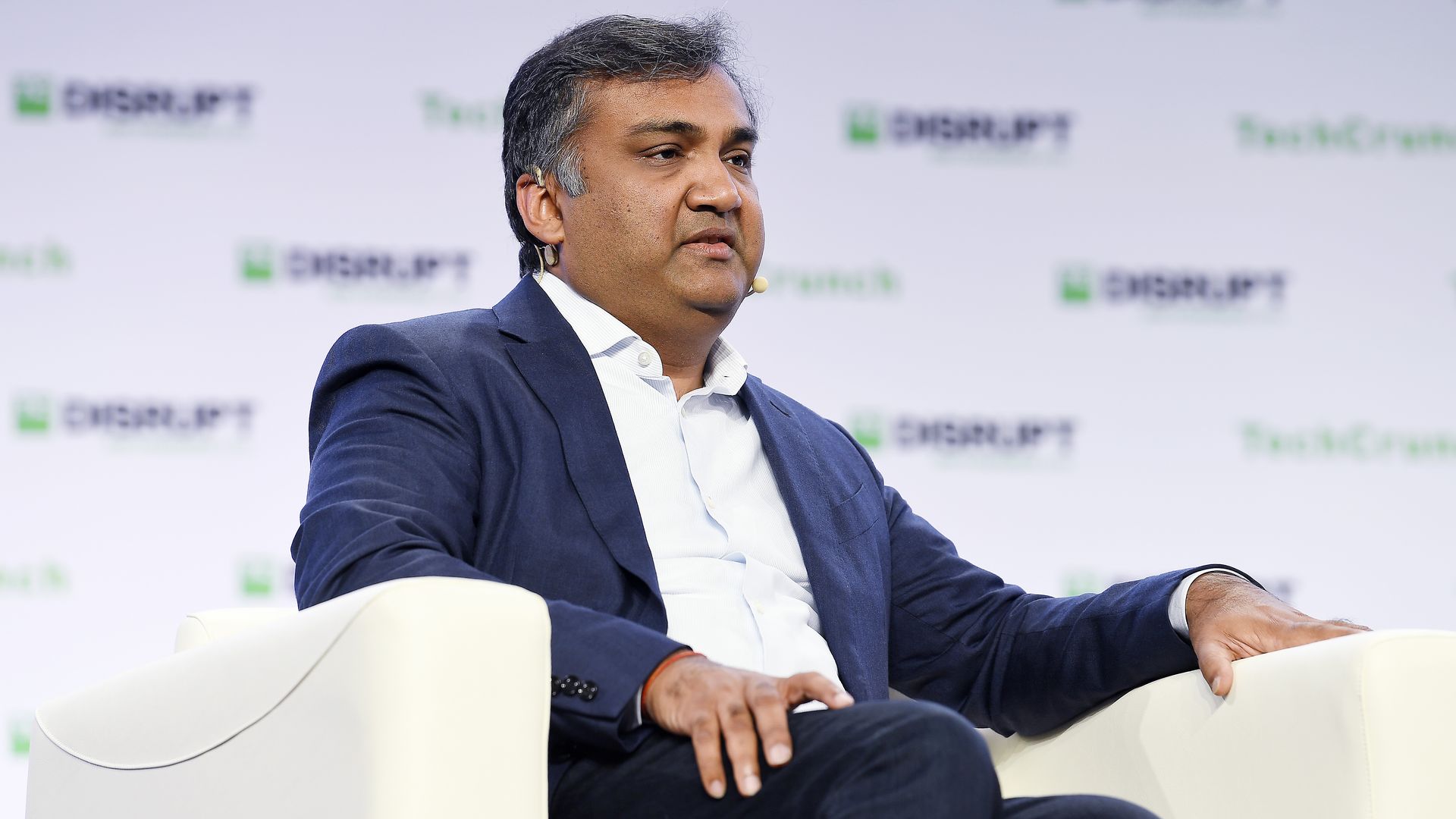 YouTube Chief Product Officer Neal Mohan speaks onstage during TechCrunch Disrupt San Francisco 2019