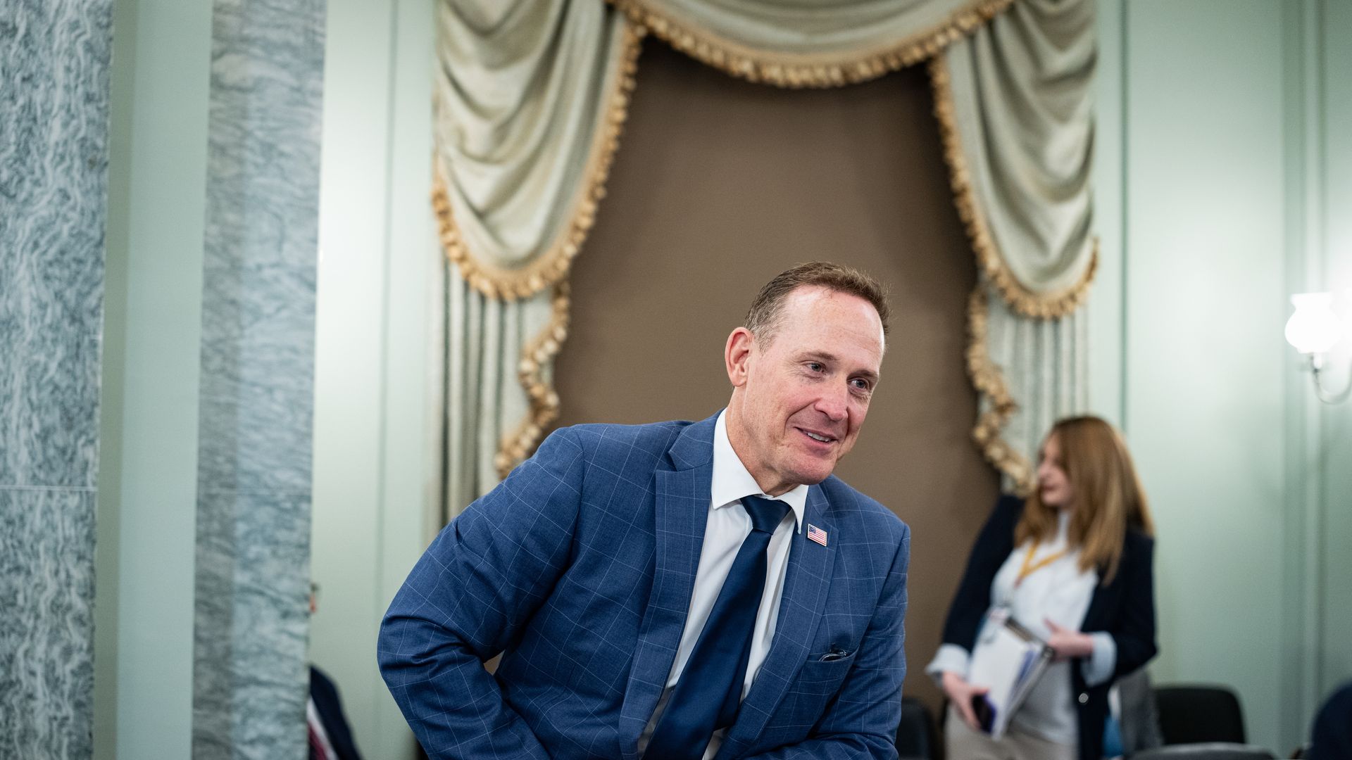 Sen. Ted Budd at a Capitol Hill hearing on May 19.