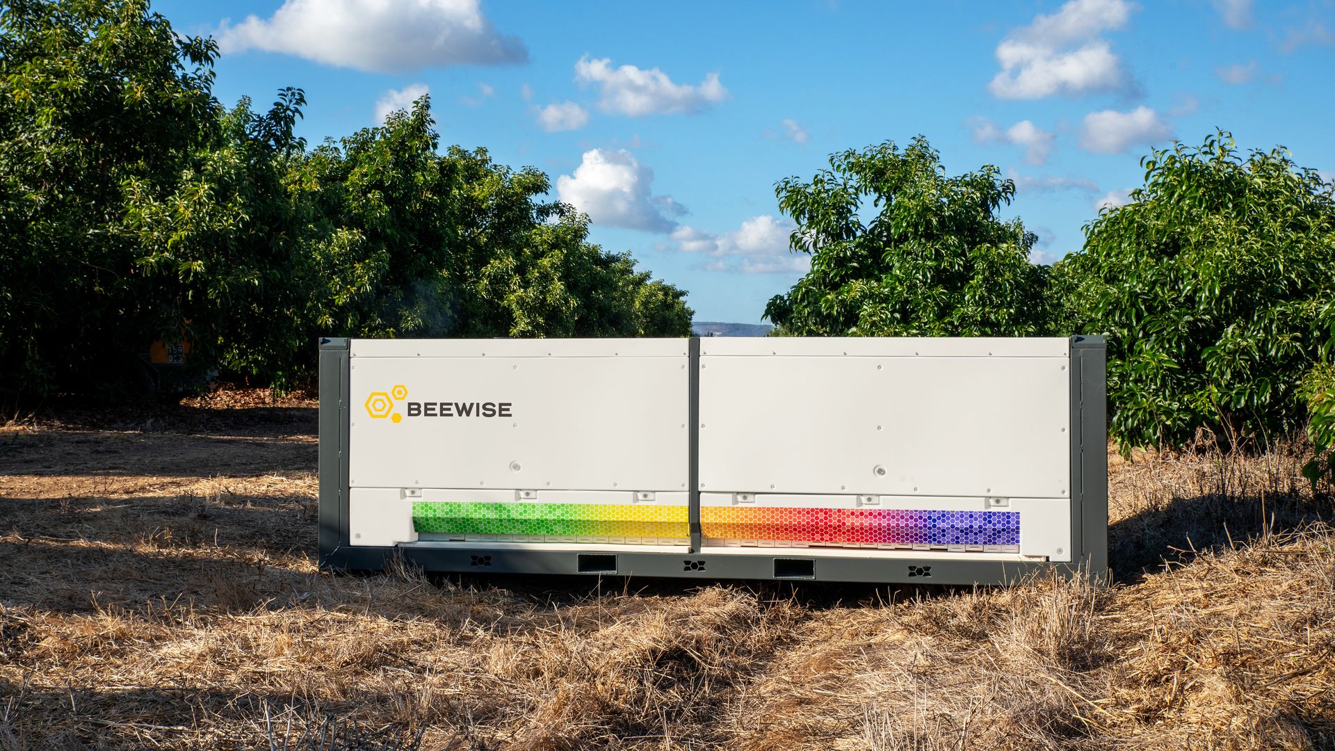 A robot AI-powered beehive called the BeeHome from startup Beewise