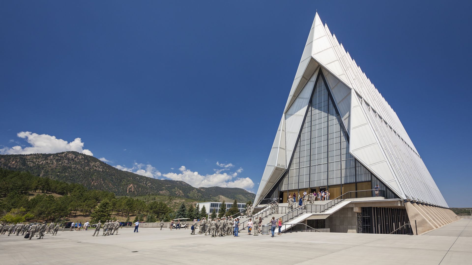 The Air Force Academy chapel in 2016. Photo: Universal Images Group via Getty Images