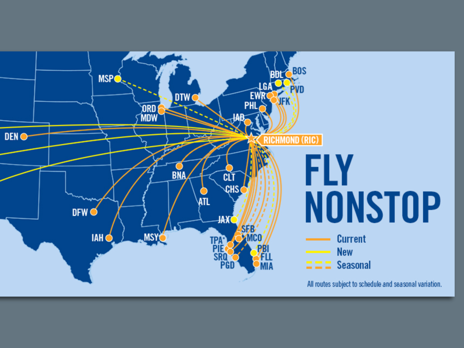 Richmond airport has tons of new nonstop flights Axios Richmond