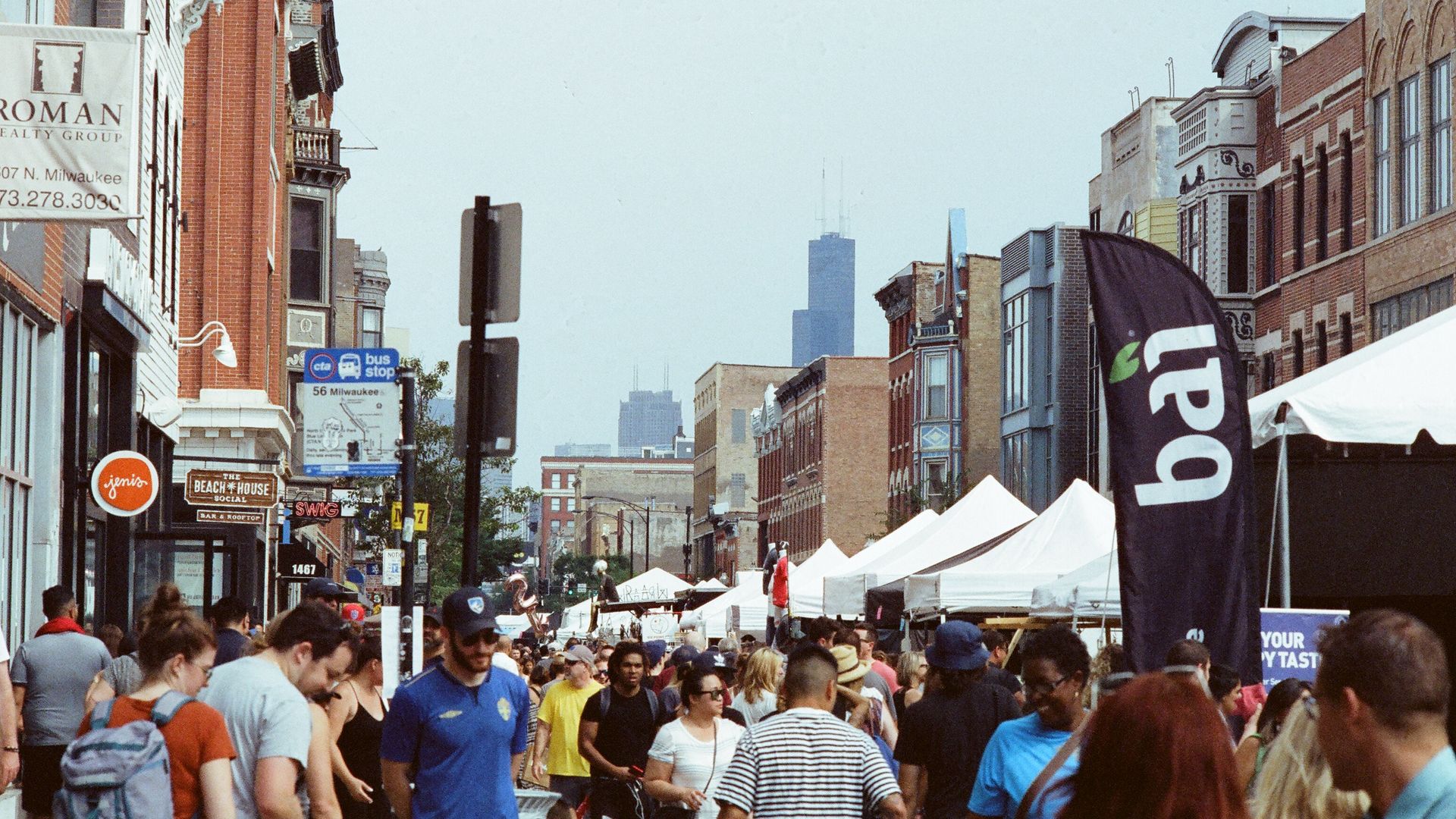 Photo of a street festival 