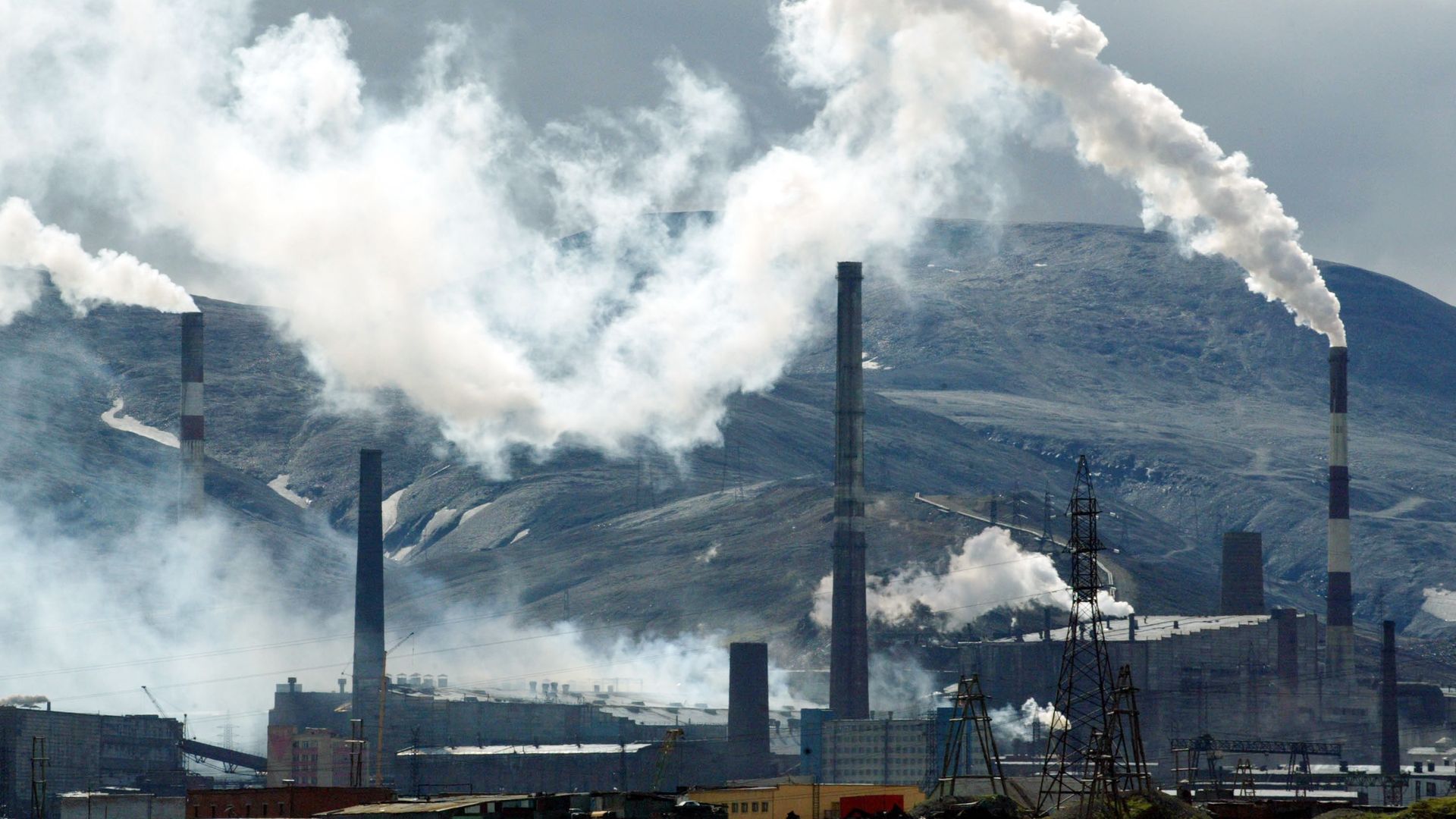 Copper refinery in Siberia