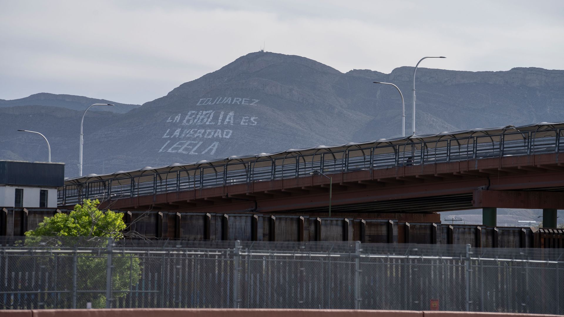The Paso del Norte International Bridge.