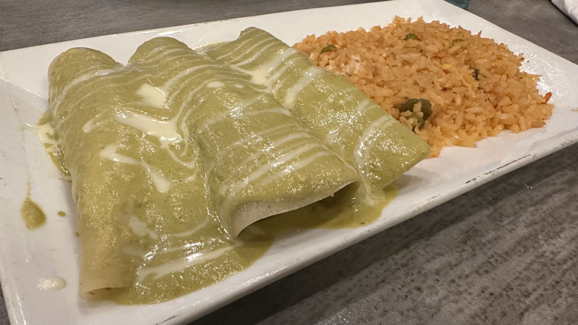 photo of chicken enchiladas