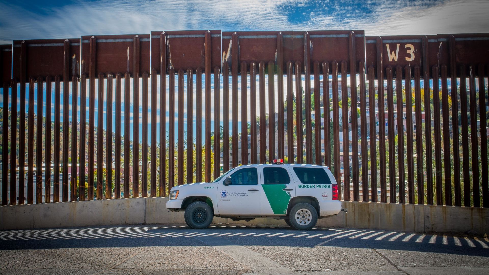 The border wall in Nogales, Arizona