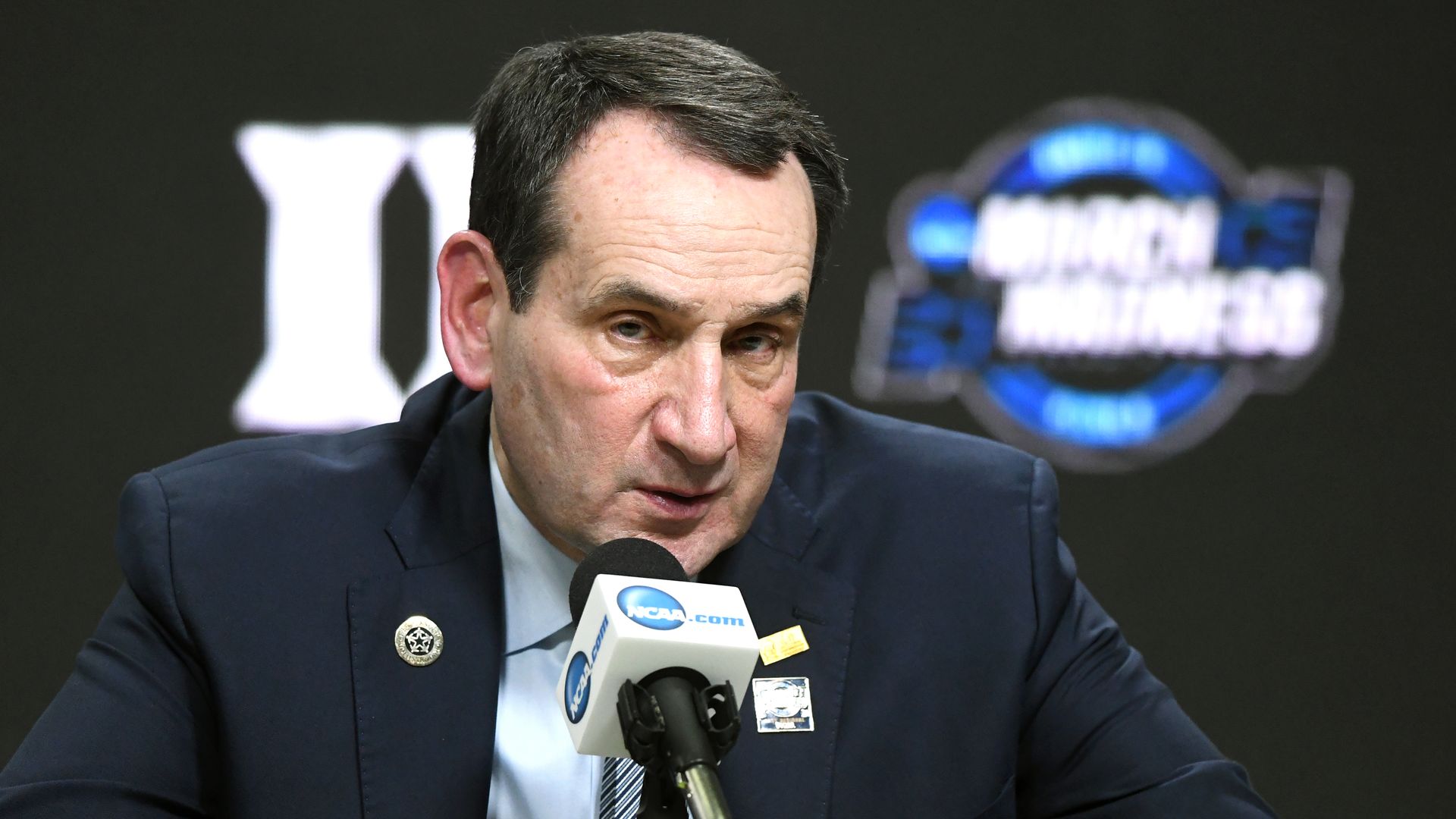 Duke Coach Mike Krzyzewski