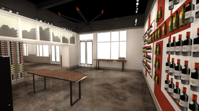 Fidelli wine and beer room