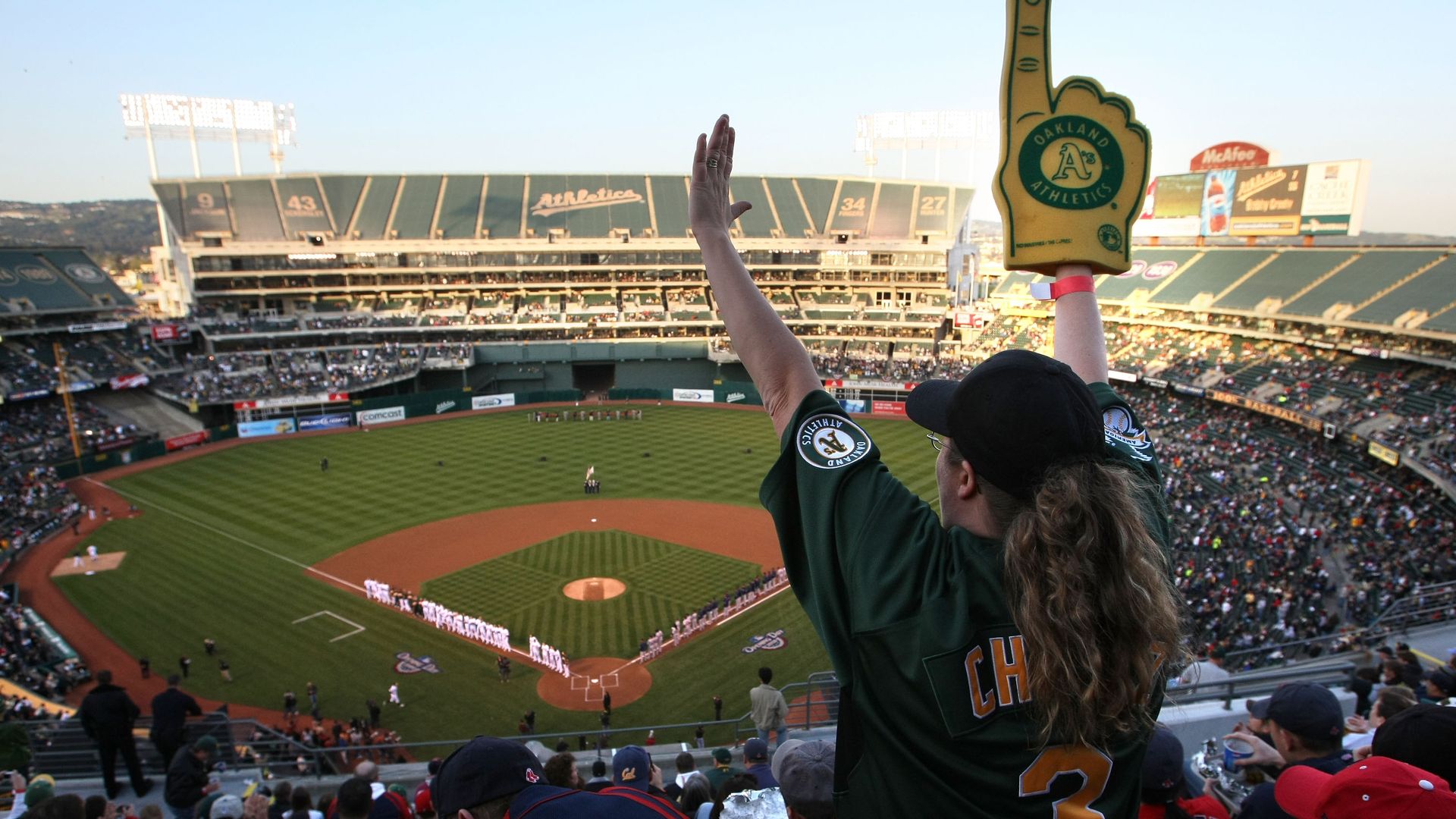 A's fan