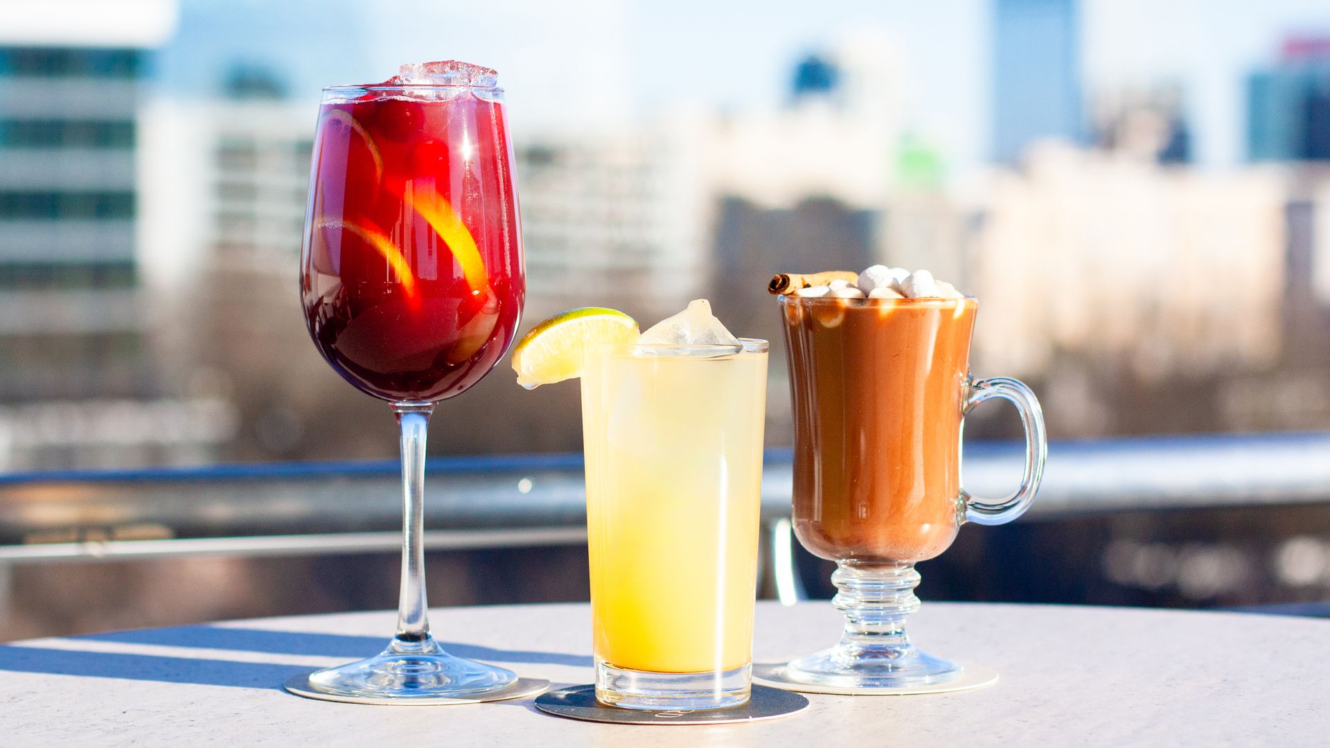 The Willard's Dry January zero-proof cocktail offerings