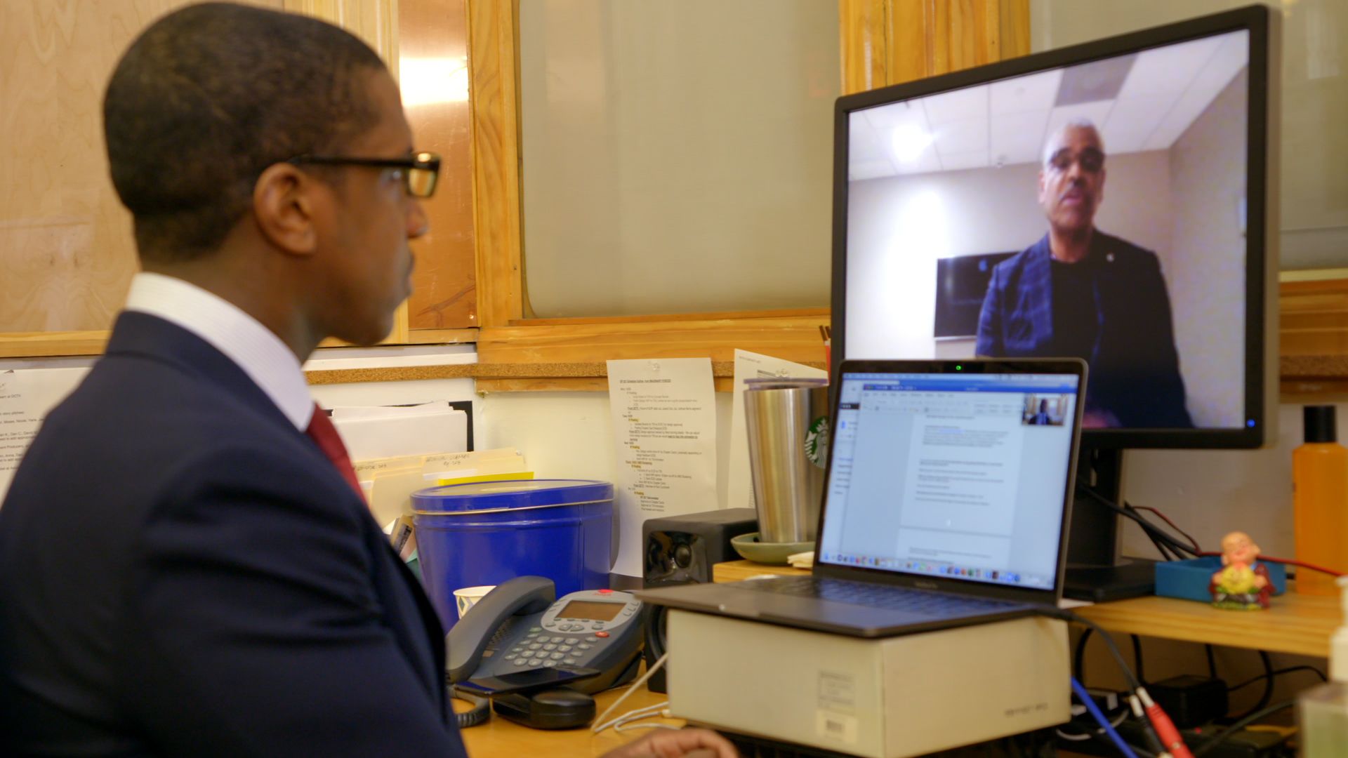 Carnival Corp. CEO Arnold Donald is interviewed by video teleconference