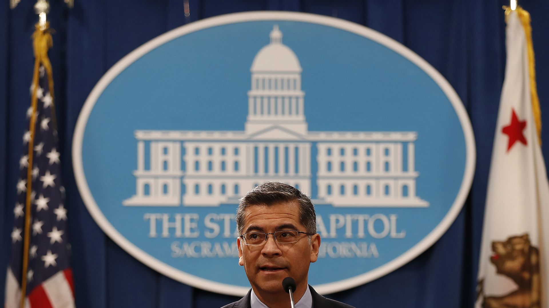 California State's Attorney Xavier Becerra