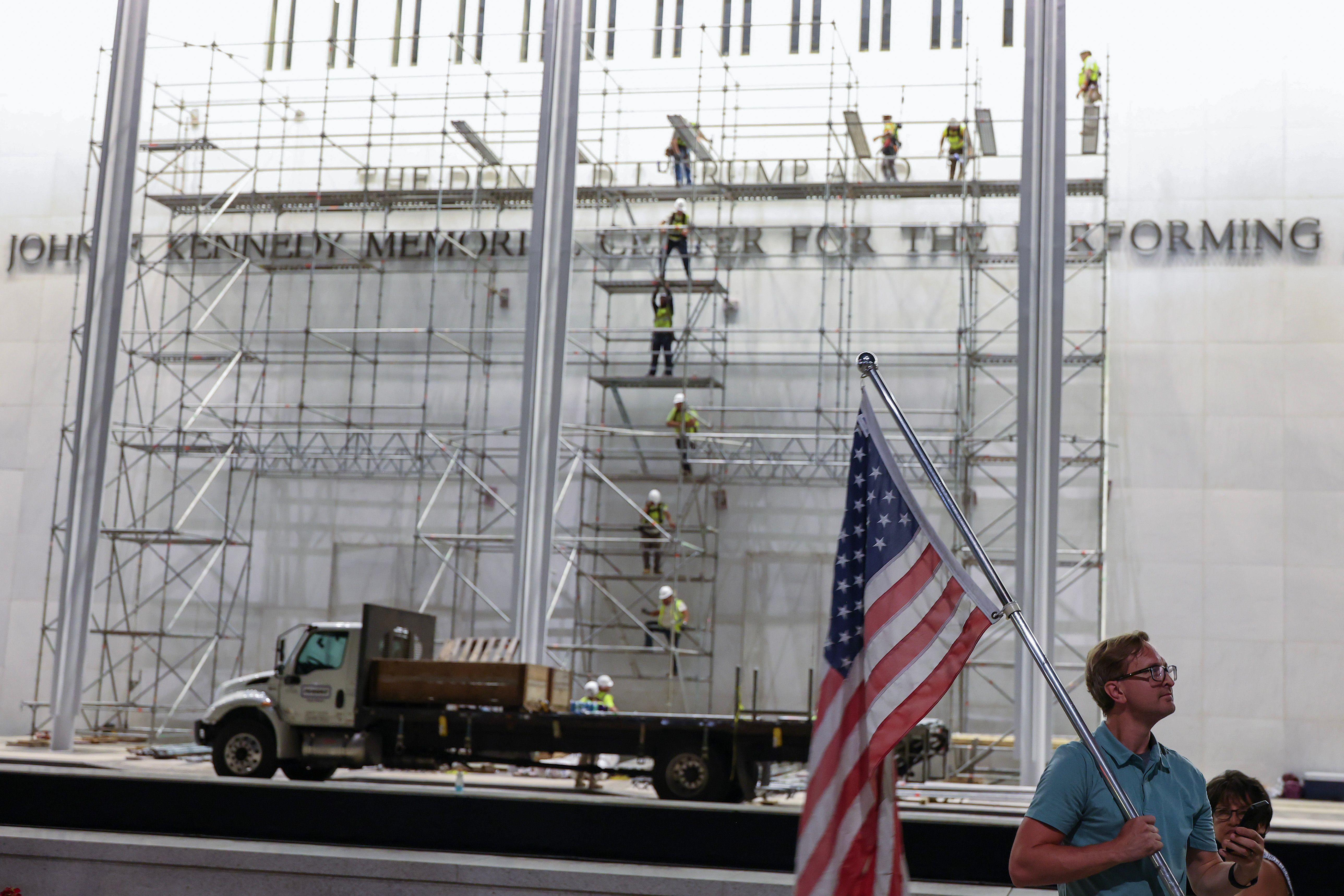 Removing letters from Kennedy Center