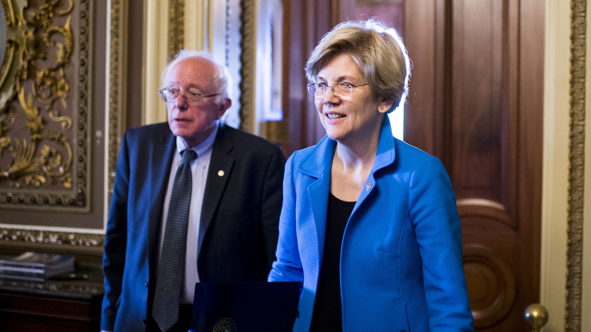 Elizabeth Warren and Bernie Sanders