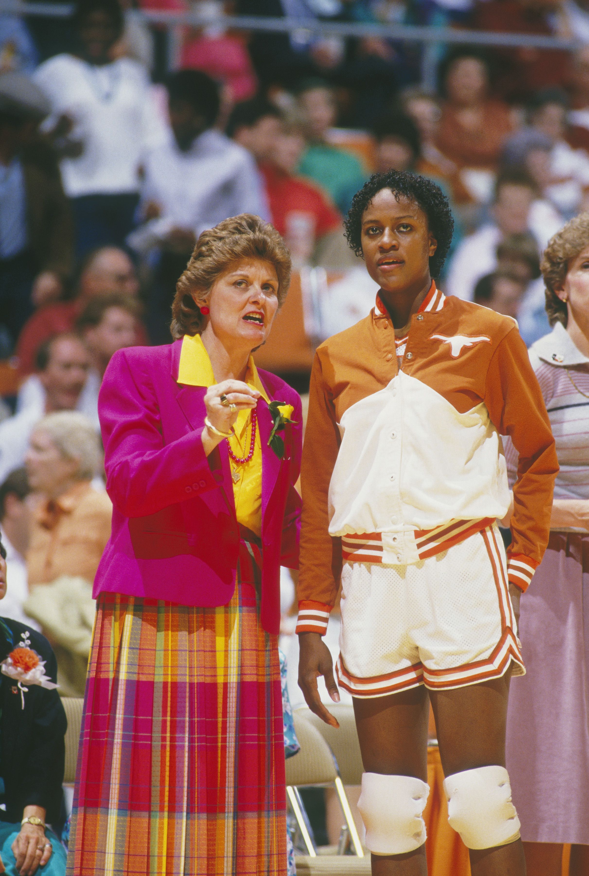 Texas women's basketball player and coach