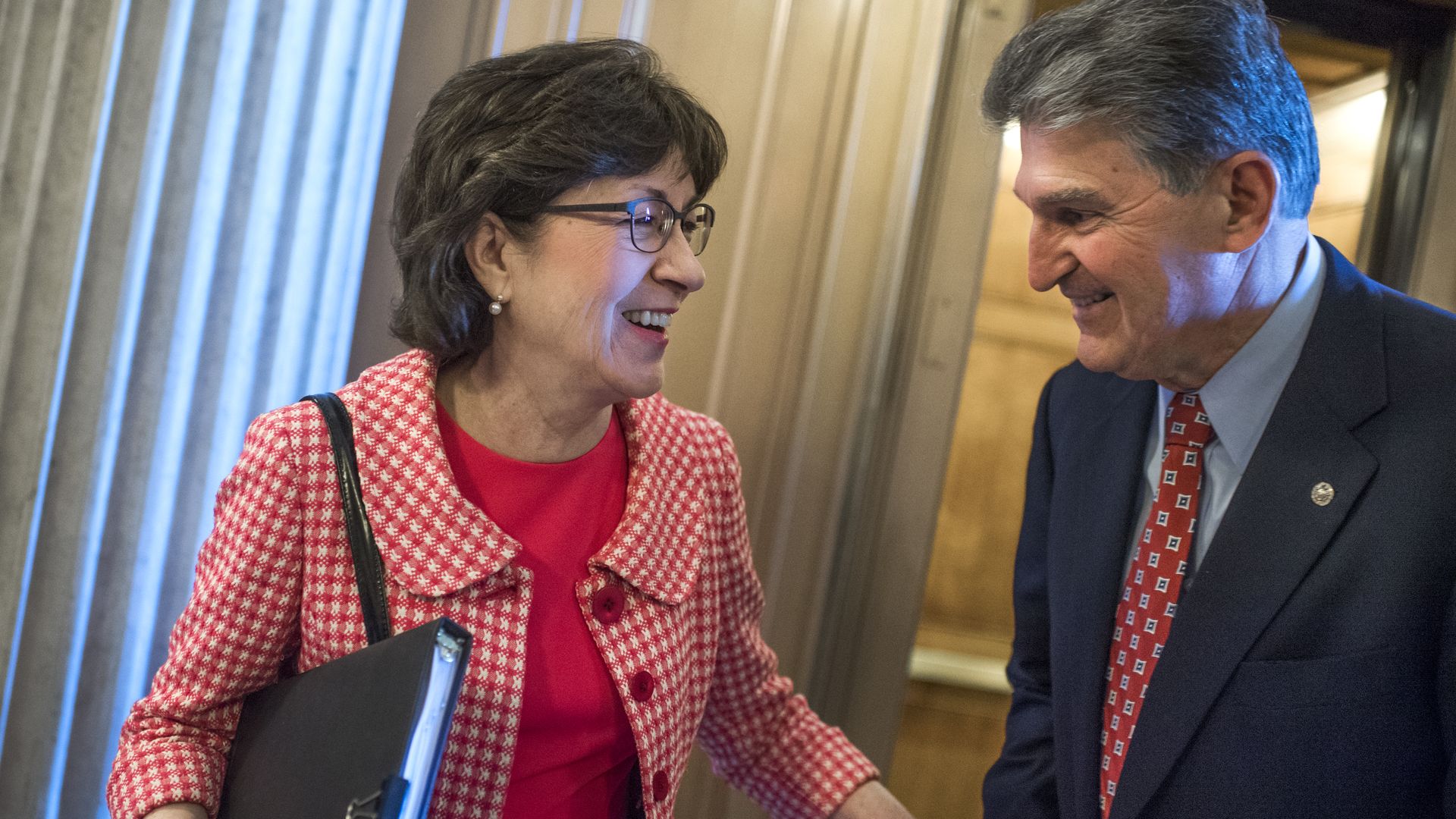 Senators Susan Collins and Joe Manchin