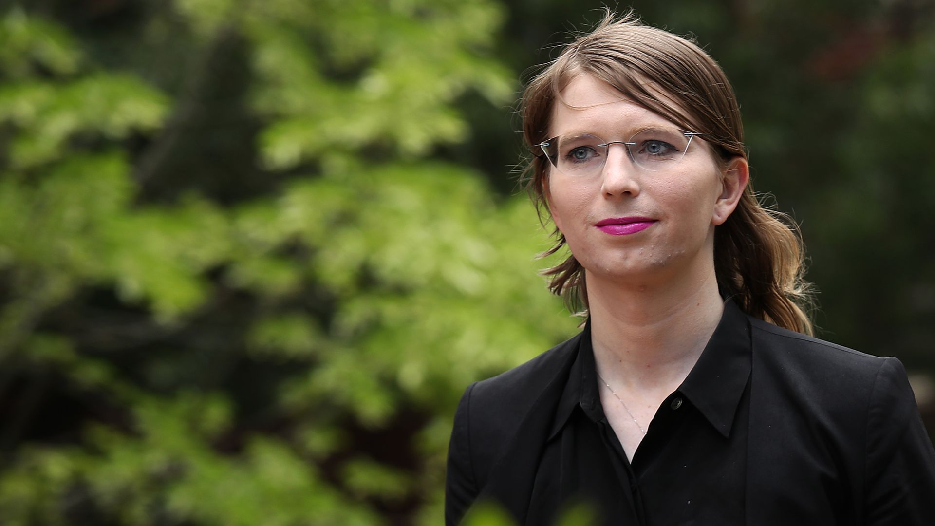 Army intelligence analyst Chelsea Manning arrives at the Albert Bryan U.S federal courthouse May 16