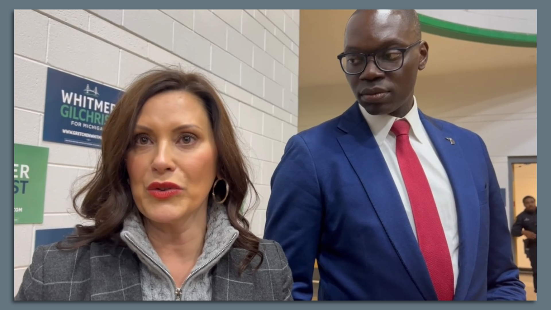Gov. Whitmer and Lt. Gov. Garlin Gilchrist