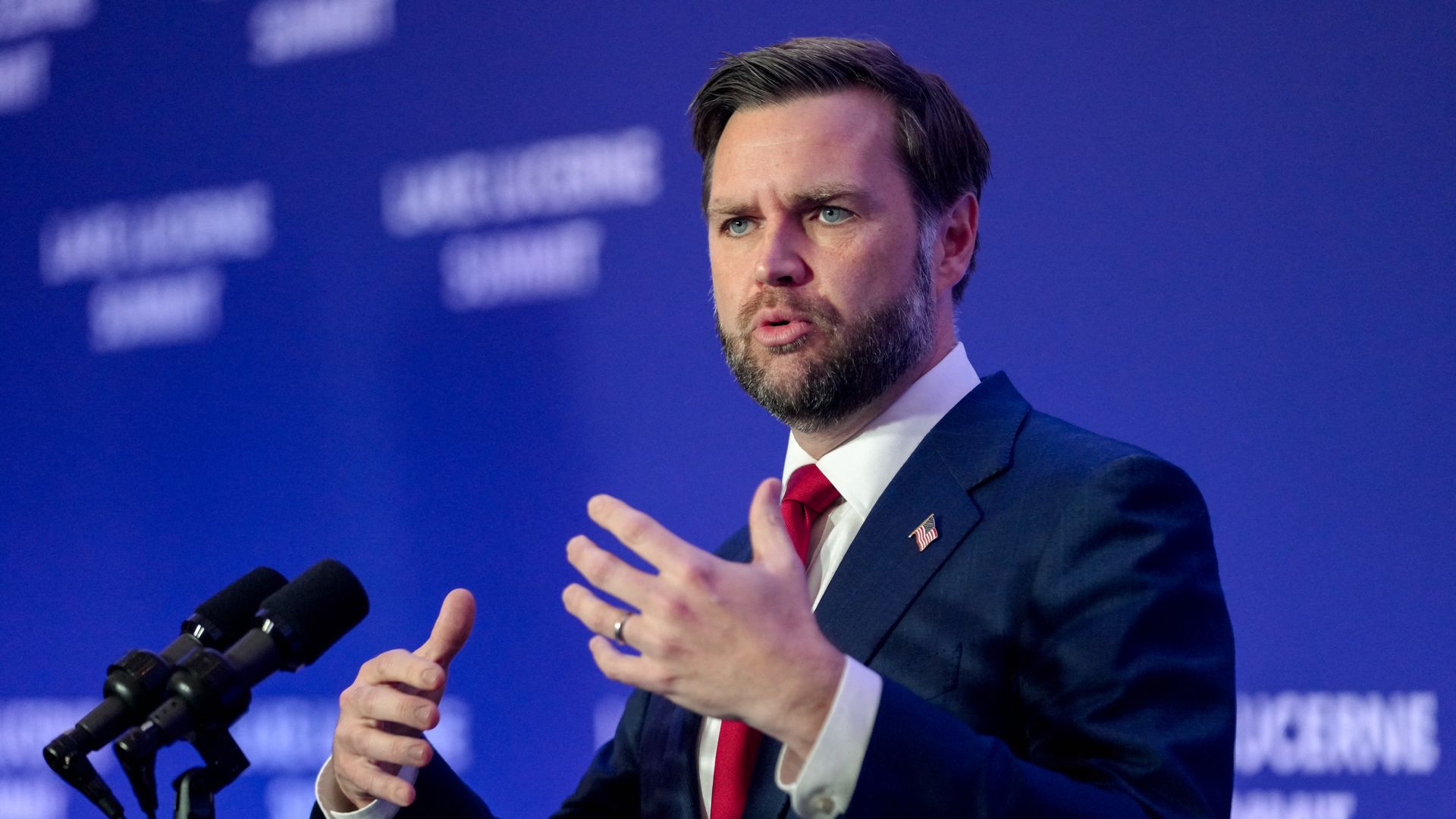 Vice President Vance speaks to the media after the U.S. and Iran held high-level talks in Switzerland in June 22.