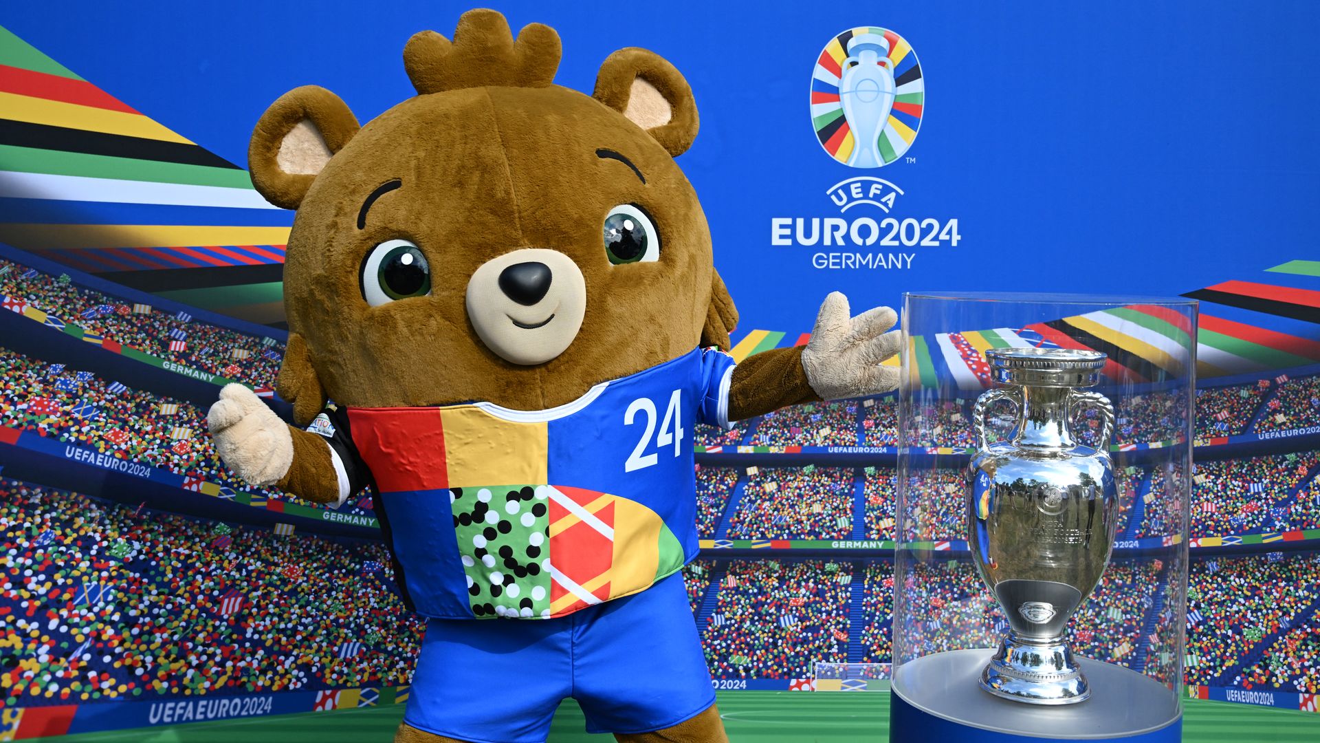 The mascot for the 2024 Euros