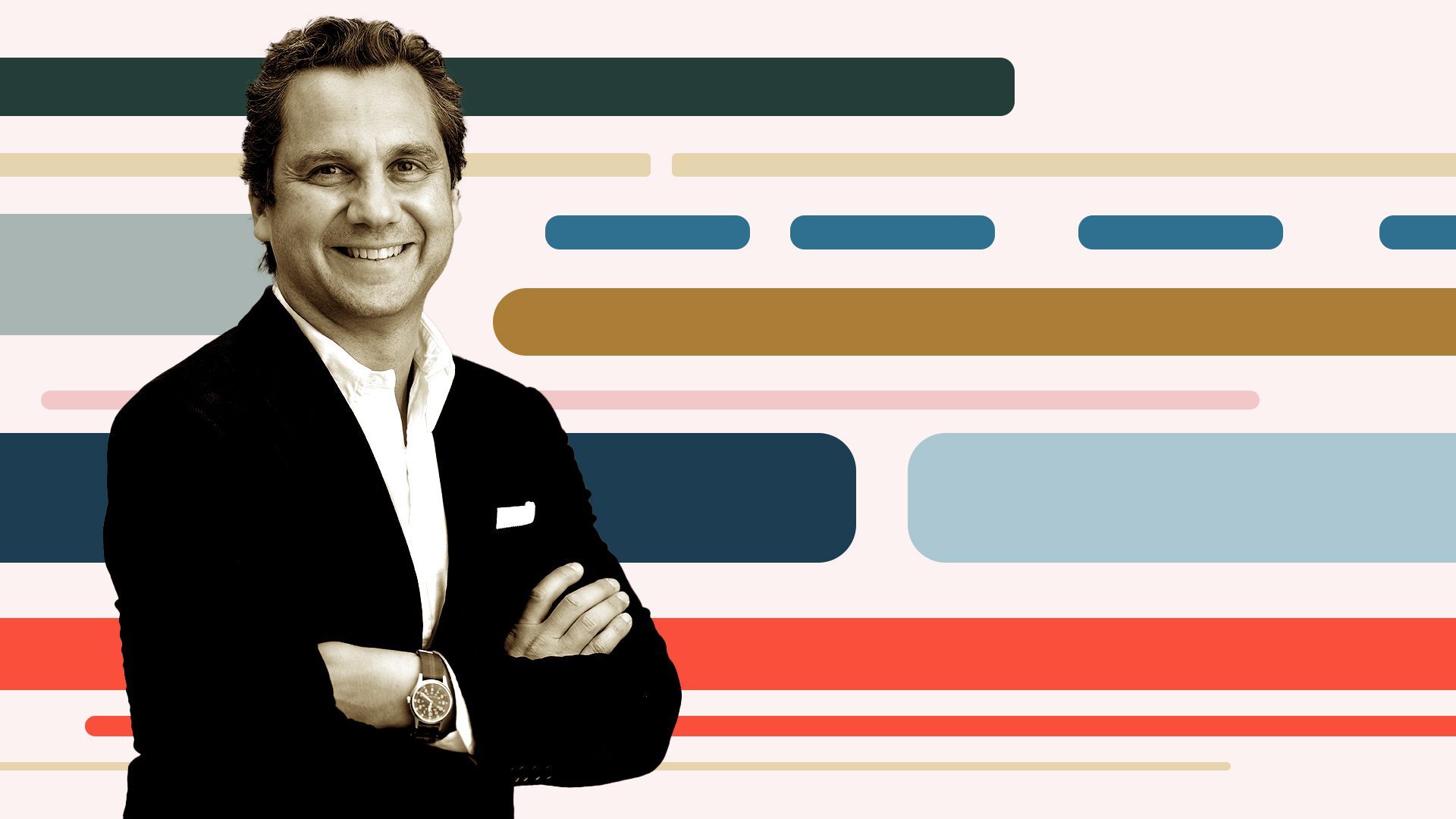 Photo illustration of Harry Kargman, CEO of Kargo.