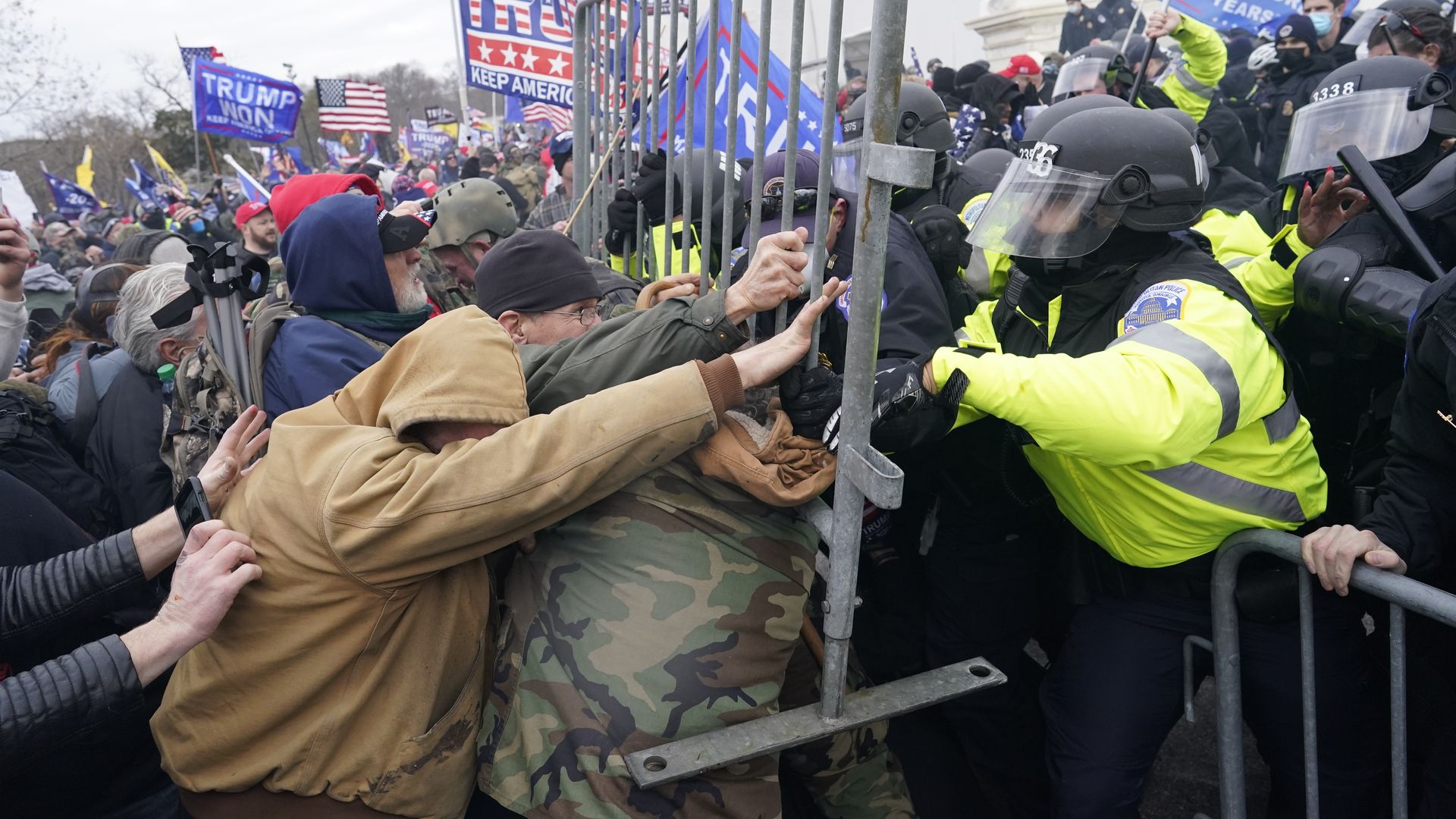 Riot Man Capitol riot: Virginia man who assaulted police sentenced to 4 years ...