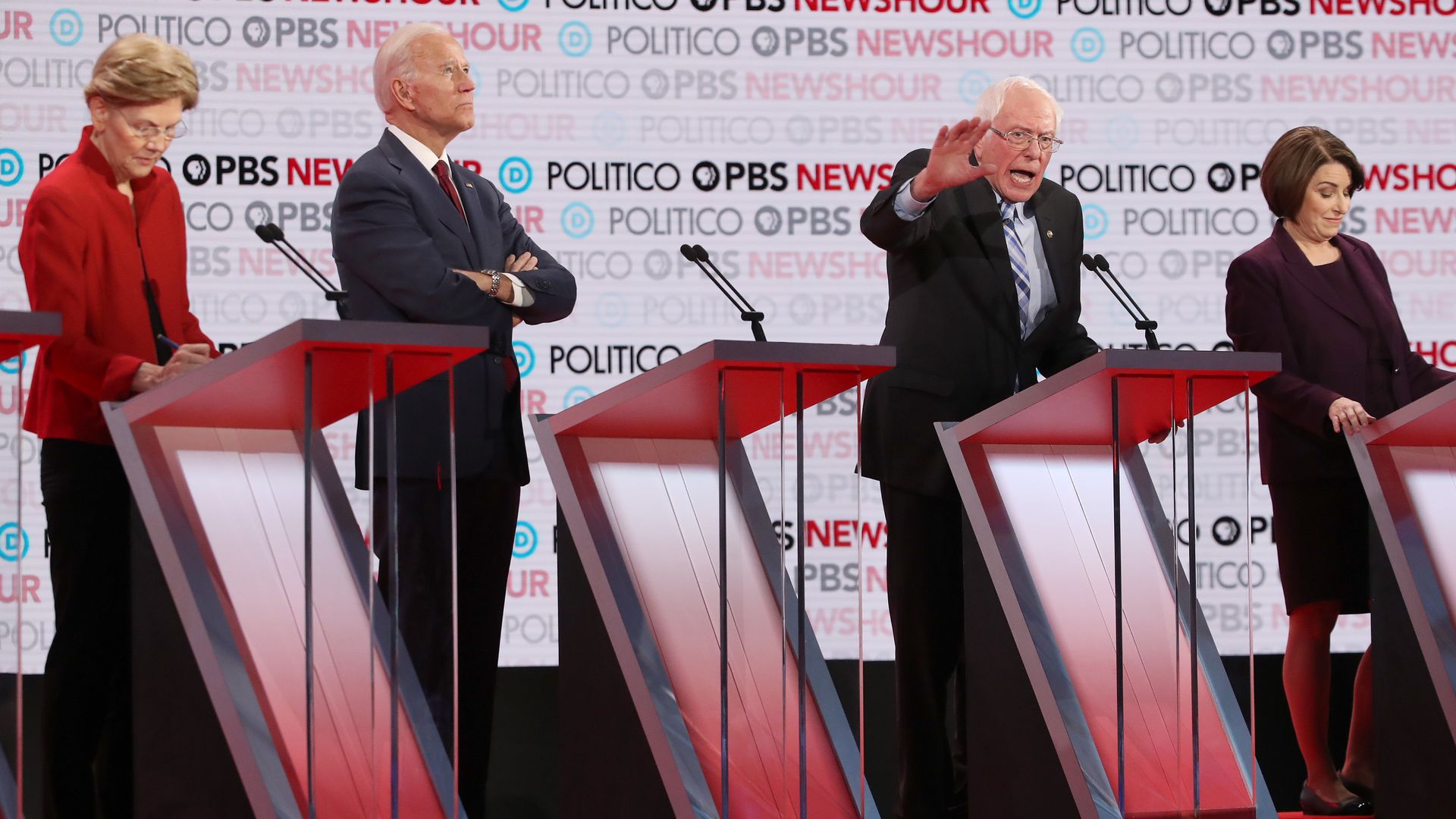 Democratic presidential primary debate in Los Angeles, California