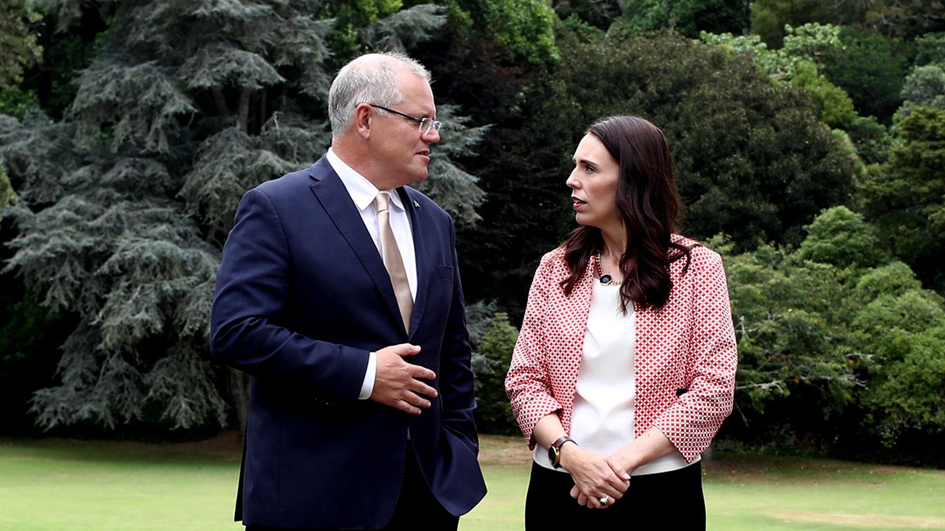 Australia's Prime Minister Scott Morrison and his New Zealand counterpart Jacinda Ardern both criticized the senator Sunday.
