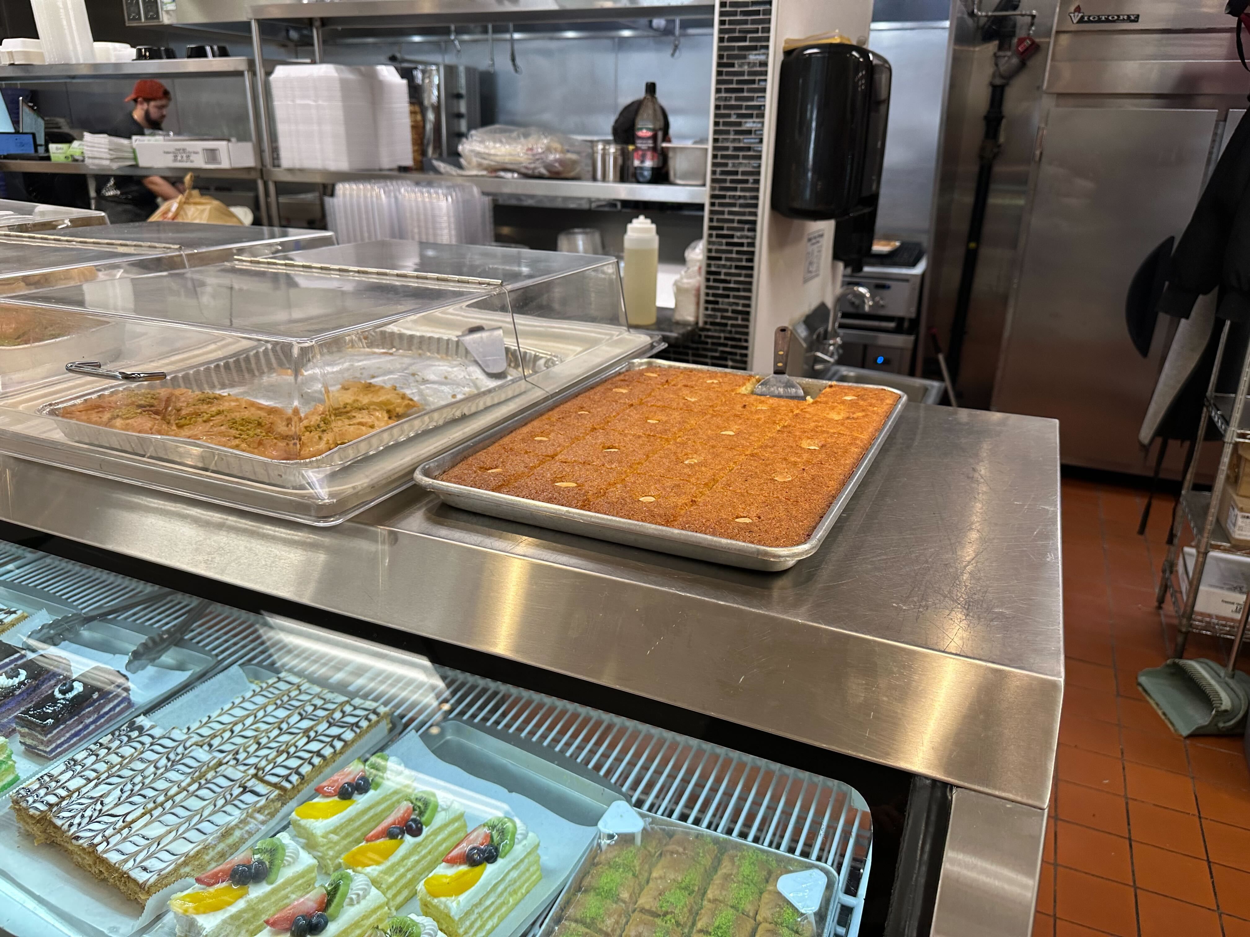 pastries at a bakery