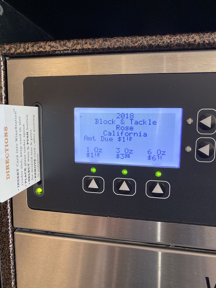 the auto pour self pour wine machines