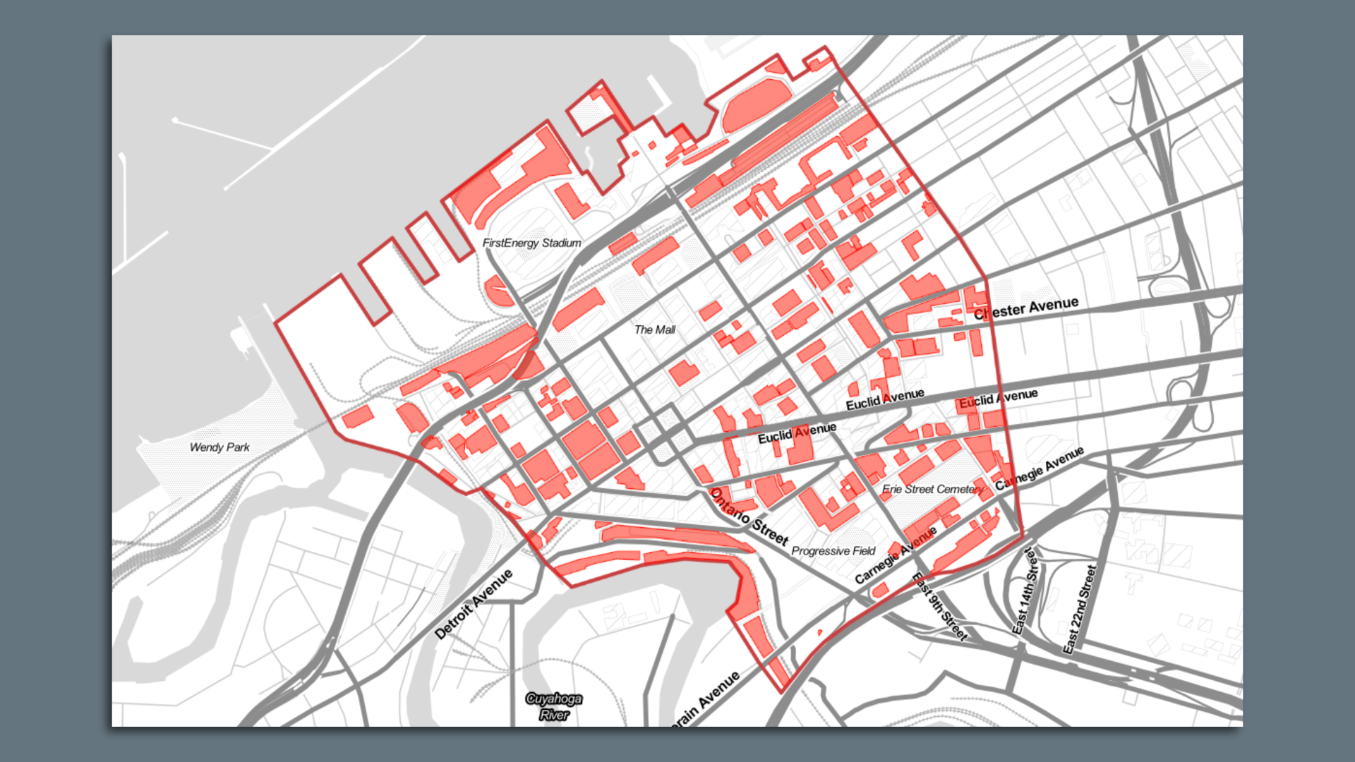 Downtown Cleveland is 26 parking lot Axios Cleveland