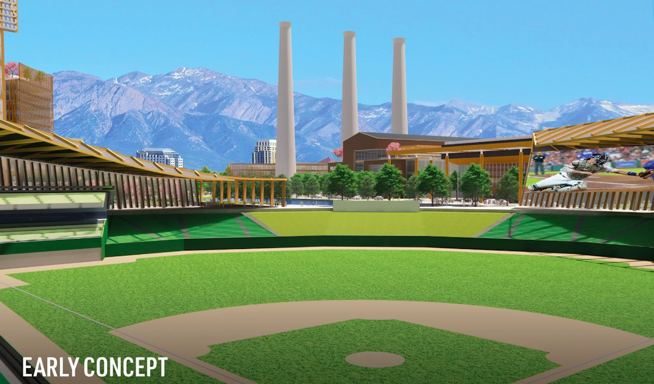 A's unveil renderings of new Las Vegas ballpark